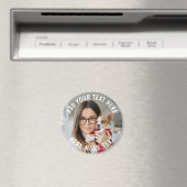 Benutzerdefiniertes Foto und Text oder Name Magnet (In Situ (Geschirrspüler))