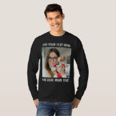 Benutzerdefiniertes Foto und Text oder Name T-Shirt (Vorne ganz)