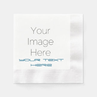 Benutzerdefiniertes Foto und Text Party Hochzeit, Serviette