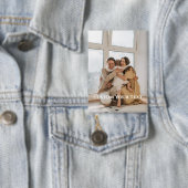 Benutzerdefiniertes Foto und Text Personalisiert Button (Insitu)