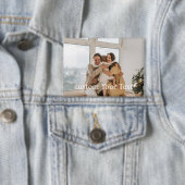Benutzerdefiniertes Foto und Text Personalisiert Button (Insitu)