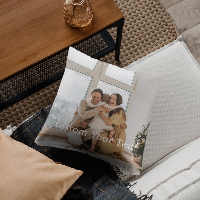 Benutzerdefiniertes Foto und Text Personalisiert Kissen (Von Creator hochgeladen)