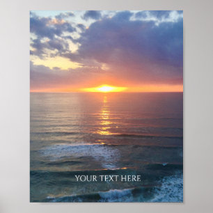 Benutzerdefiniertes Foto und Text personalisiert Poster