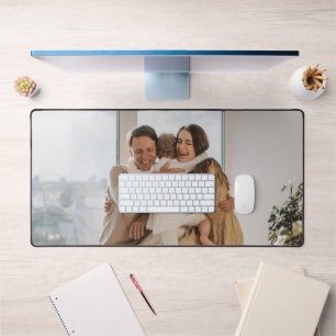 Benutzerdefiniertes Foto und Text Personalisiert Schreibtischunterlage