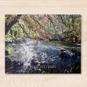 Benutzerdefiniertes Foto und Text Personalisierte Puzzle