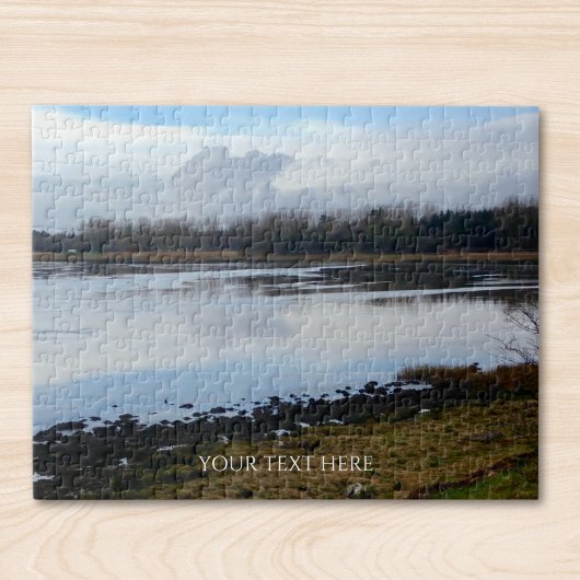 Benutzerdefiniertes Foto und Text Personalisierte Puzzle
