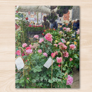 Benutzerdefiniertes Foto und Text Personalisierte Puzzle