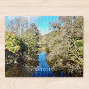 Benutzerdefiniertes Foto und Text Personalisierte Puzzle