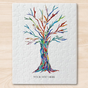 Benutzerdefiniertes Foto und Text Personalisierter Puzzle