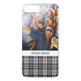 Benutzerdefiniertes Foto- und Text-Pixel-Karo in G Case-Mate iPhone Hülle