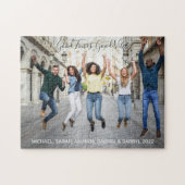 Benutzerdefiniertes Foto und Text Puzzle (Horizontal)