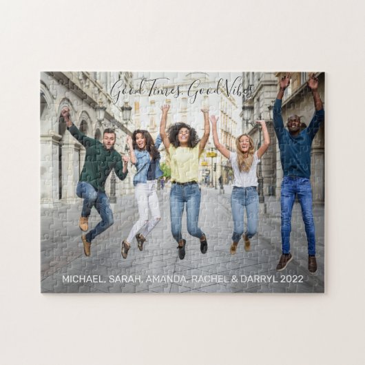 Benutzerdefiniertes Foto und Text Puzzle (Horizontal)