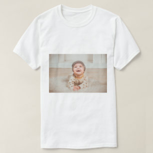 Benutzerdefiniertes Foto und Text T-Shirt