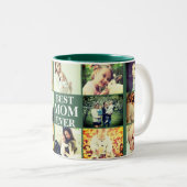 Benutzerdefiniertes Foto und Text Zweifarbige Tasse (VorderseiteRechts)