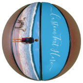 Benutzerdefiniertes Foto und Textbasketball - Ihr Basketball (Vertikal)