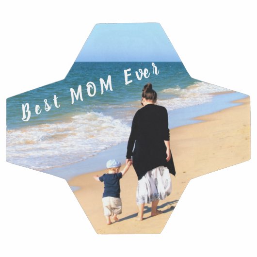 Benutzerdefiniertes Foto und Textdesign - Beste MA Fußball (Flach)