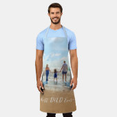 Benutzerdefiniertes Foto und Textdesign - Bester V Schürze (Getragen)