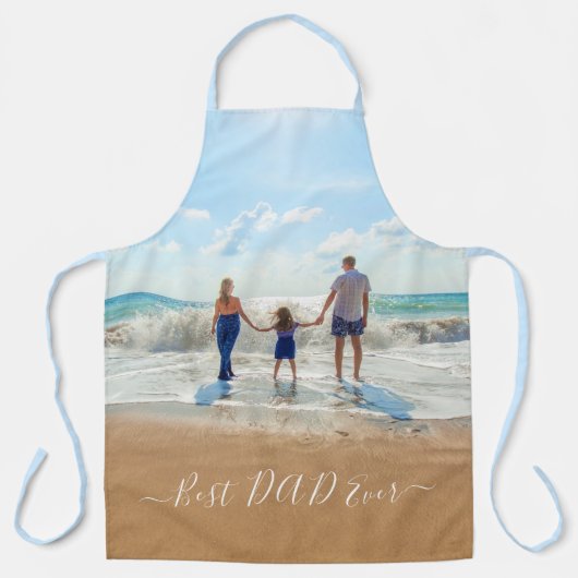 Benutzerdefiniertes Foto und Textdesign - Bester V Schürze (Vorderseite)
