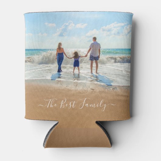 Benutzerdefiniertes Foto und Textentwurf Beste Pro Dosenkühler (Vorderseite)