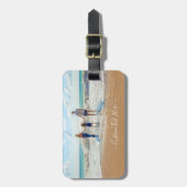 Benutzerdefiniertes Foto- und Textgepäck Markieren Gepäckanhänger (Vorderseite vertikal)