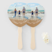 Benutzerdefiniertes Foto und Texthandschuh für das Fächer (Vorne und Hinten)