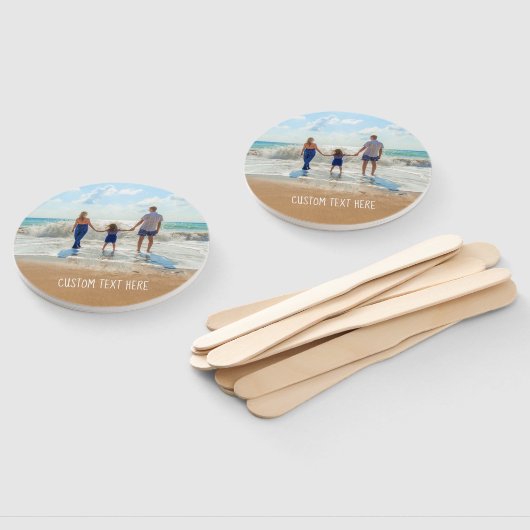 Benutzerdefiniertes Foto und Texthandschuh für Ihr Fächer (Non-assembled)