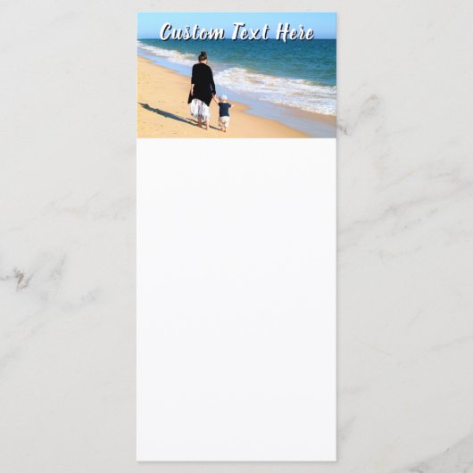 Benutzerdefiniertes Foto- und Textmenü Eigene Gest Menükarte (Vorderseite)