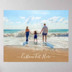 Benutzerdefiniertes Foto- und Textposter mit eigen Poster