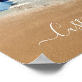 Benutzerdefiniertes Foto- und Textposter mit Ihren Poster (Ecke)