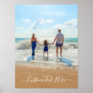 Benutzerdefiniertes Foto- und Textposter mit Ihren Poster