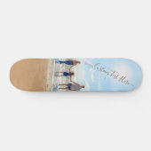Benutzerdefiniertes Foto- und Textskateboard - Ihr Skateboard (Horizontal)