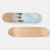 Benutzerdefiniertes Foto- und Textskateboard - Ihr Skateboard (Horizontal)