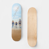 Benutzerdefiniertes Foto- und Textskateboard - Ihr Skateboard (Vorderseite)