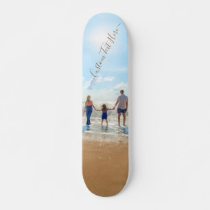 Benutzerdefiniertes Foto- und Textskateboard - Ihr Skateboard
