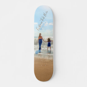 Benutzerdefiniertes Foto- und Textskateboard - Ihr Skateboard