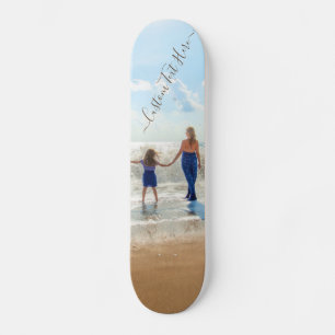 Benutzerdefiniertes Foto- und Textskateboard - Ihr Skateboard
