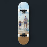 Benutzerdefiniertes Foto- und Textskateboard - Ihr Skateboard<br><div class="desc">Benutzerdefiniertes Foto und Text - Einzigartiges Design - Personalisierte Familie / Freunde oder Persönliches Geschenk - Hinzufügen von Text und Foto - Größe ändern und verschieben Sie Elemente mit dem Anpassungs-Tool !</div>