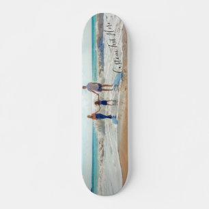 Benutzerdefiniertes Foto- und Textskateboard - Ihr Skateboard