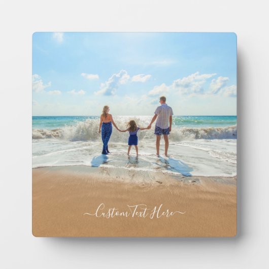 Benutzerdefiniertes Foto und Textübersicht - Ihr e Fotoplatte (Vorderseite)