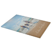 Benutzerdefiniertes Foto- und Textzuschnitt - Ihr  Schneidebrett (Ecke)