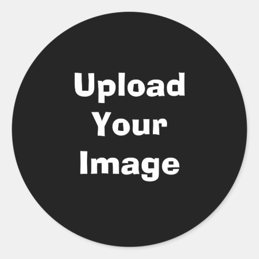 Benutzerdefiniertes Foto Upload- Runder Aufkleber (Vorderseite)