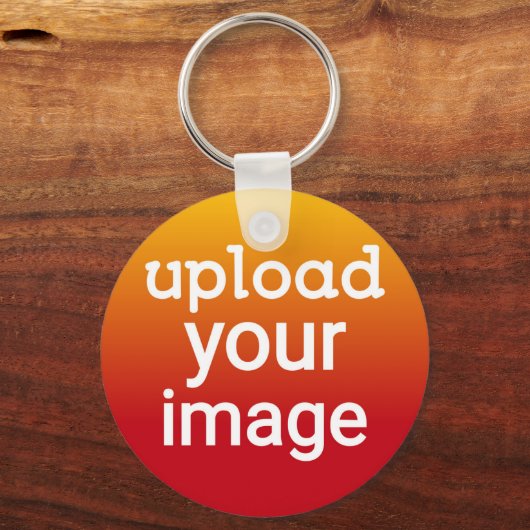 Benutzerdefiniertes Foto Upload Schlüsselanhänger (Vorderseite)