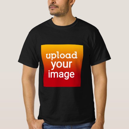 Benutzerdefiniertes Foto Upload T - Shirt - Person (Vorderseite)