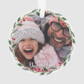 Benutzerdefiniertes Foto | Vater und ich Geschenk  Ornament (Rückseite)