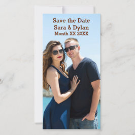 Benutzerdefiniertes Foto - Vertikal Save The Date