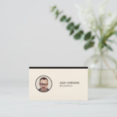 Benutzerdefiniertes Foto Visitenkarte (Stehend Vorderseite)