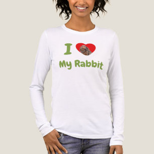 Benutzerdefiniertes Foto von meinem Holland Lop Ka Tri-Blend Shirt