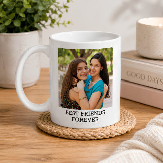 Benutzerdefiniertes Foto von zwei besten Freunden Kaffeetasse