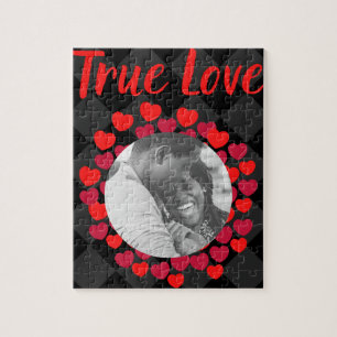 Benutzerdefiniertes Foto Wahre Liebe Valentinstag Puzzle