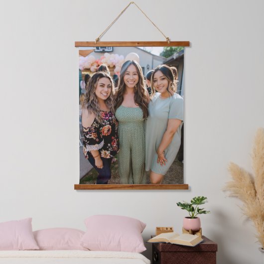 Benutzerdefiniertes Foto Wandteppich Mit Holzrahmen (Schlafzimmer)